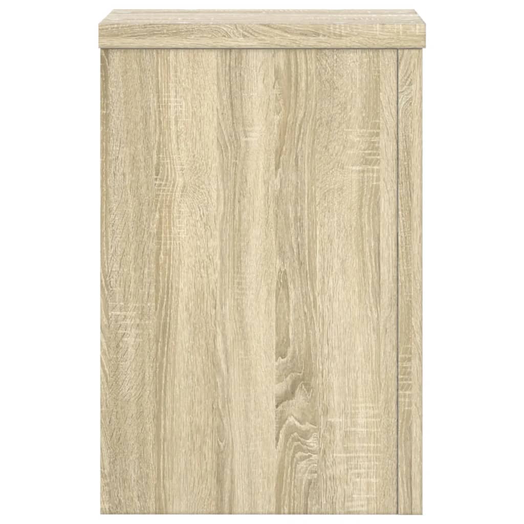 Pflanzenständer 2 Stk. Weiß 33x33x100 cm Holzwerkstoff