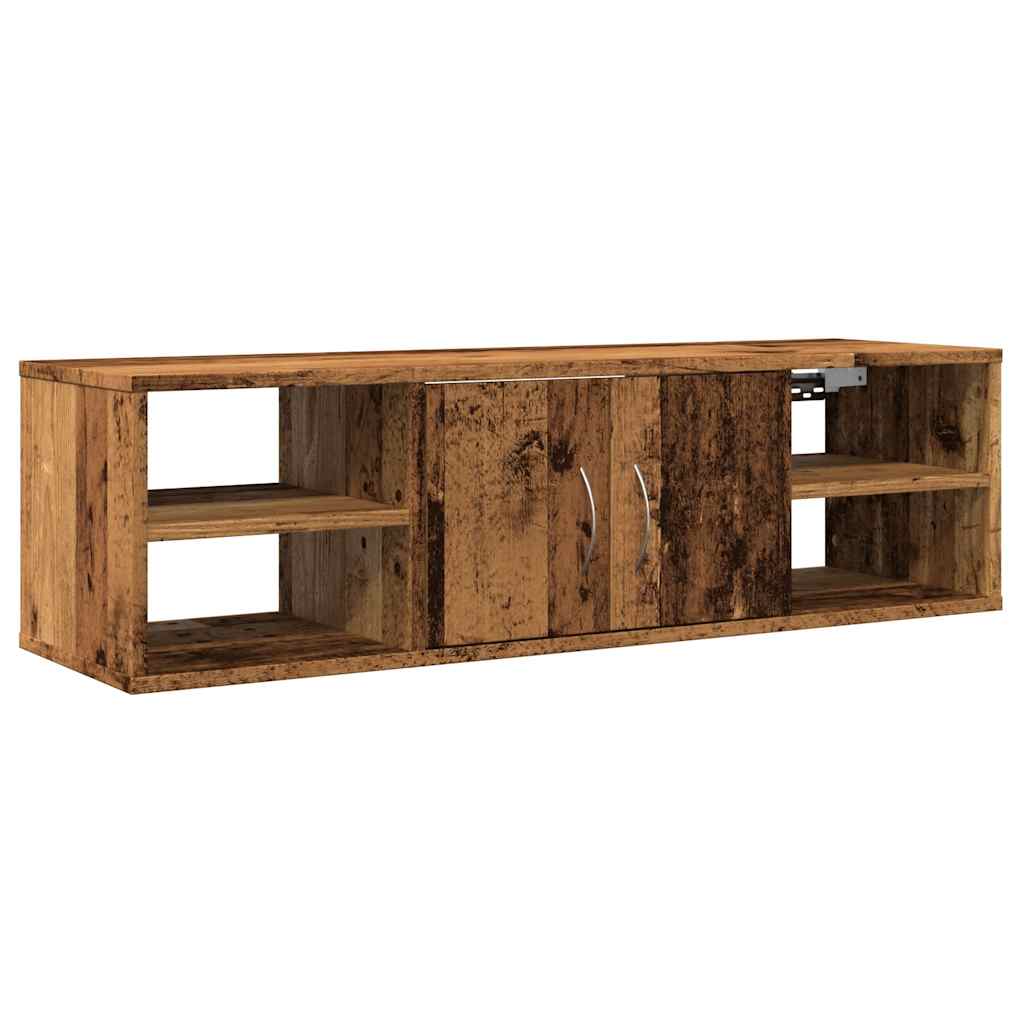 Wandregal Weiß 102x30x29 cm Holzwerkstoff
