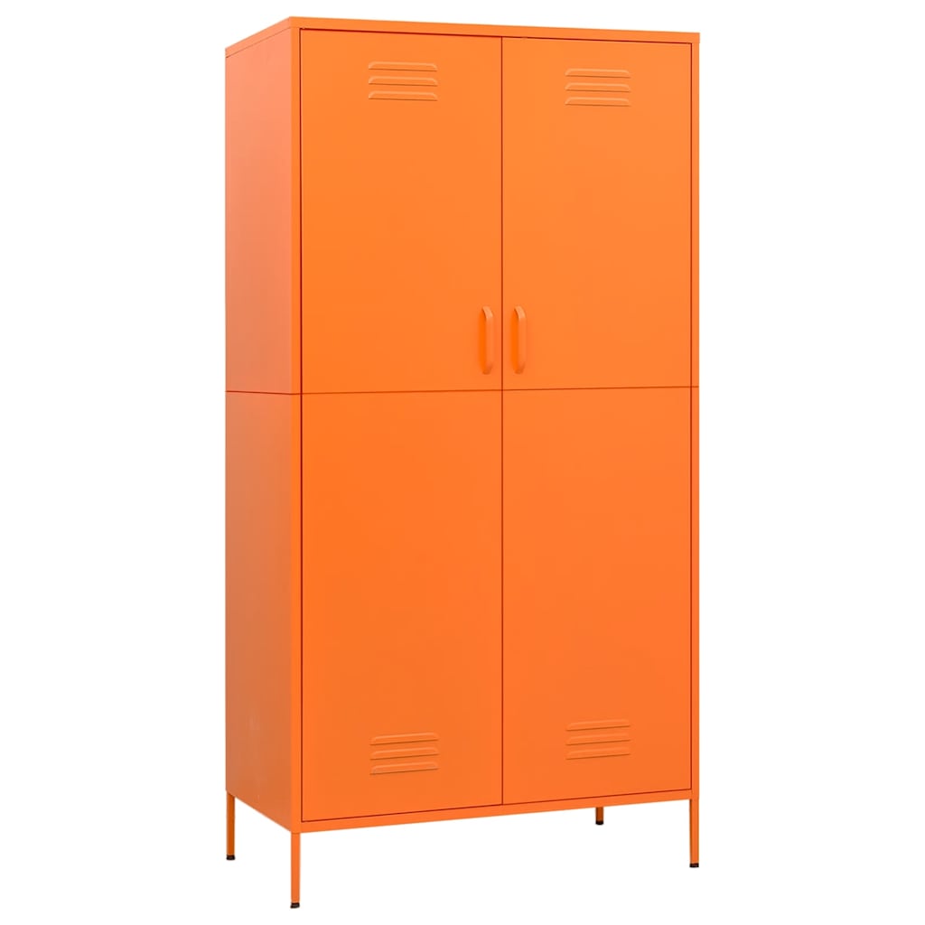 Kleiderschrank Olivgrün 90x50x180 cm Stahl