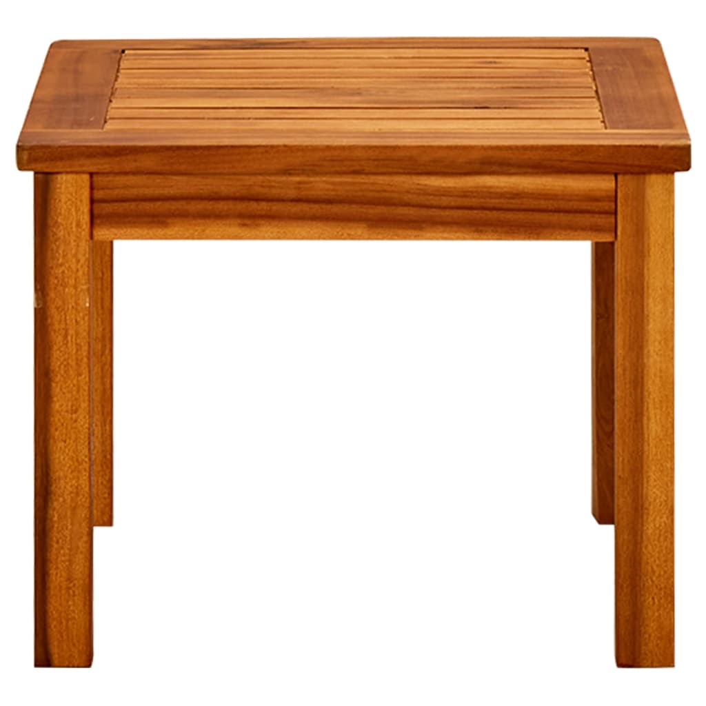 Couchtisch Helles Akazienholz 45 x 45 x 36 cm Massivholz Akazie