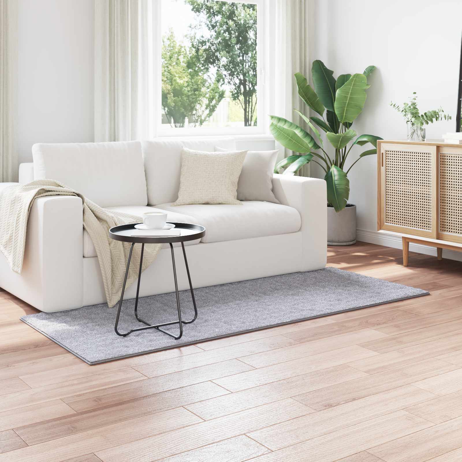 Bereichsteppiche Rechtwinklig SIROLO Creme 150 x 80 cm