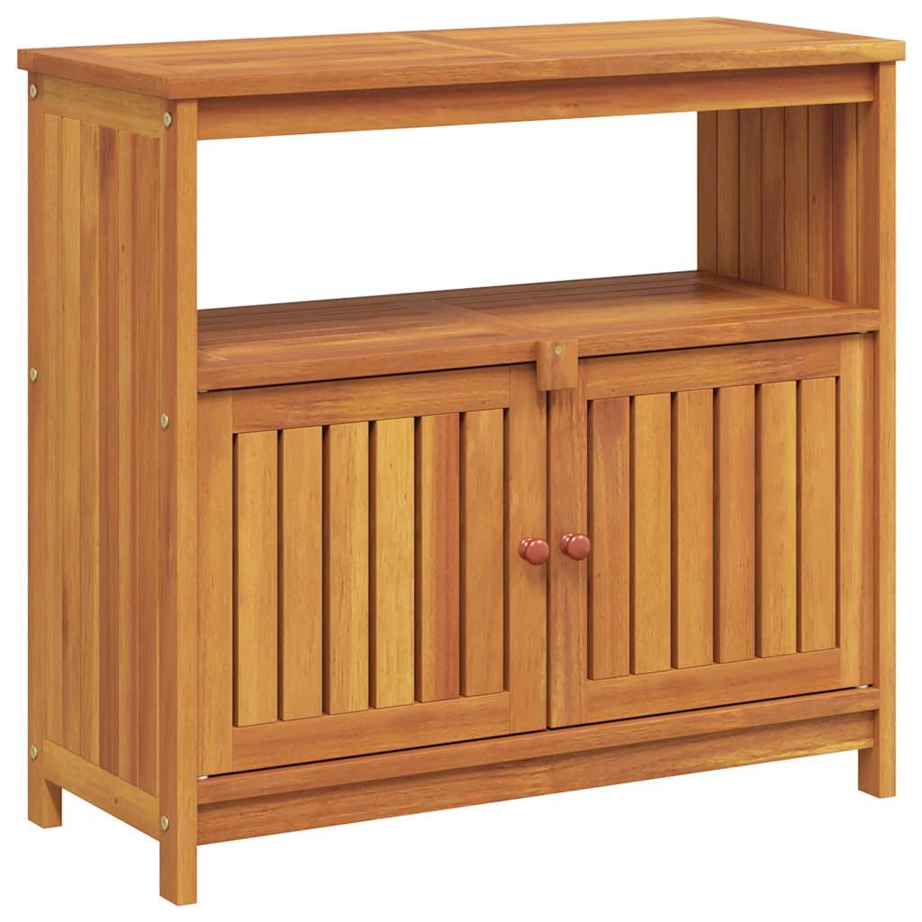 Garten-Konsolentisch 80x35x75 cm Massivholz Akazie