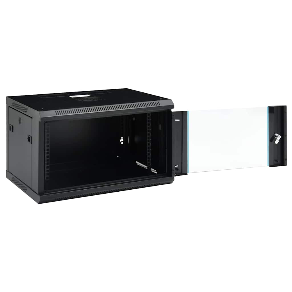 Netzwerkschrank mit Speicher Grau 60 x 45 x 28 cm Stahl