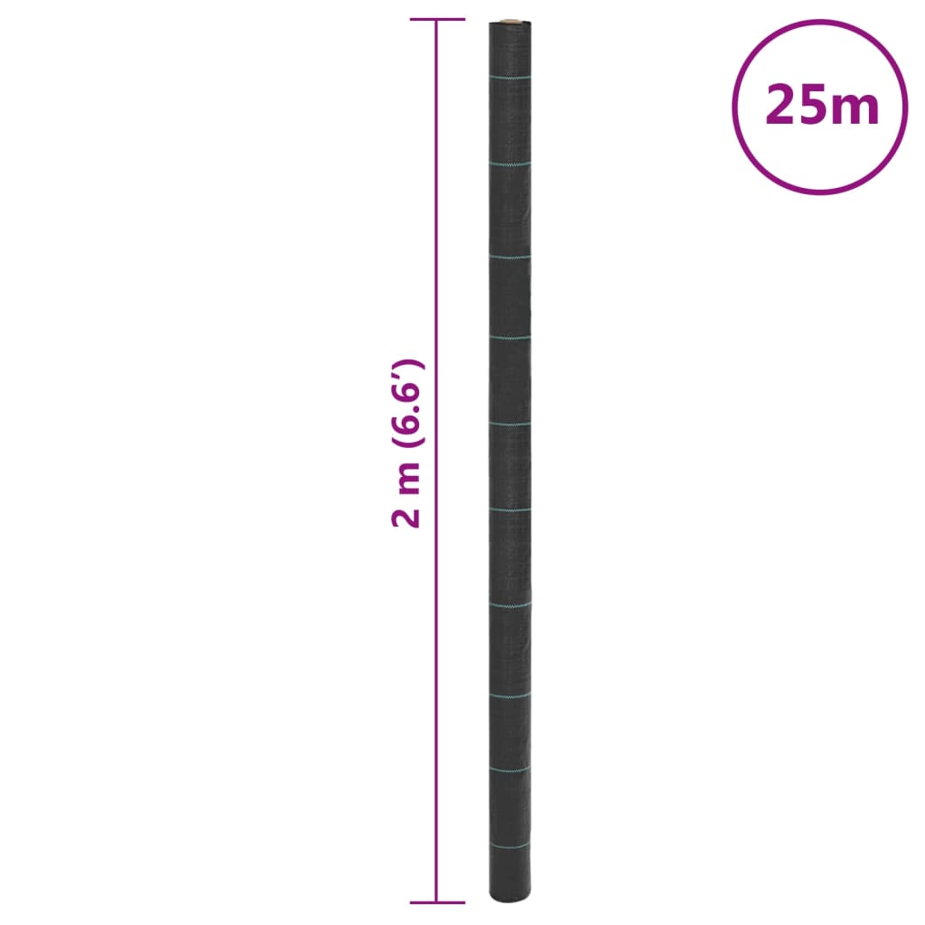 Unkrautvlies Schwarz 4x10 m PP