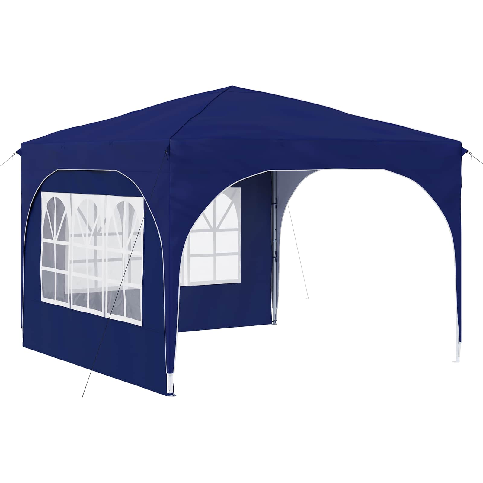 Pop-up Partyzelt 290 x 290 x 245 cm Creme