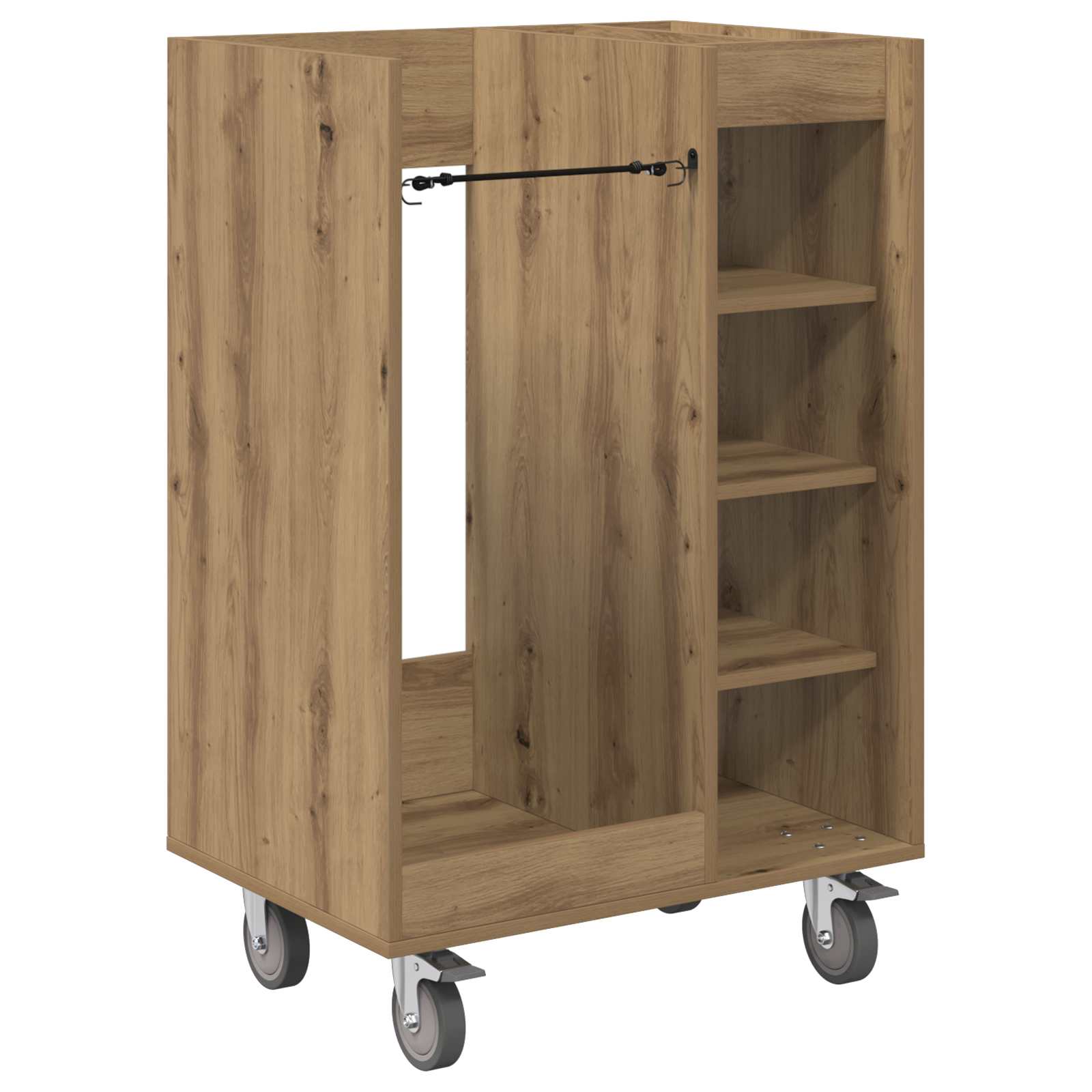 Golf Schrank Mit Rad Uni Weiß 65 x 45 x 98 cm