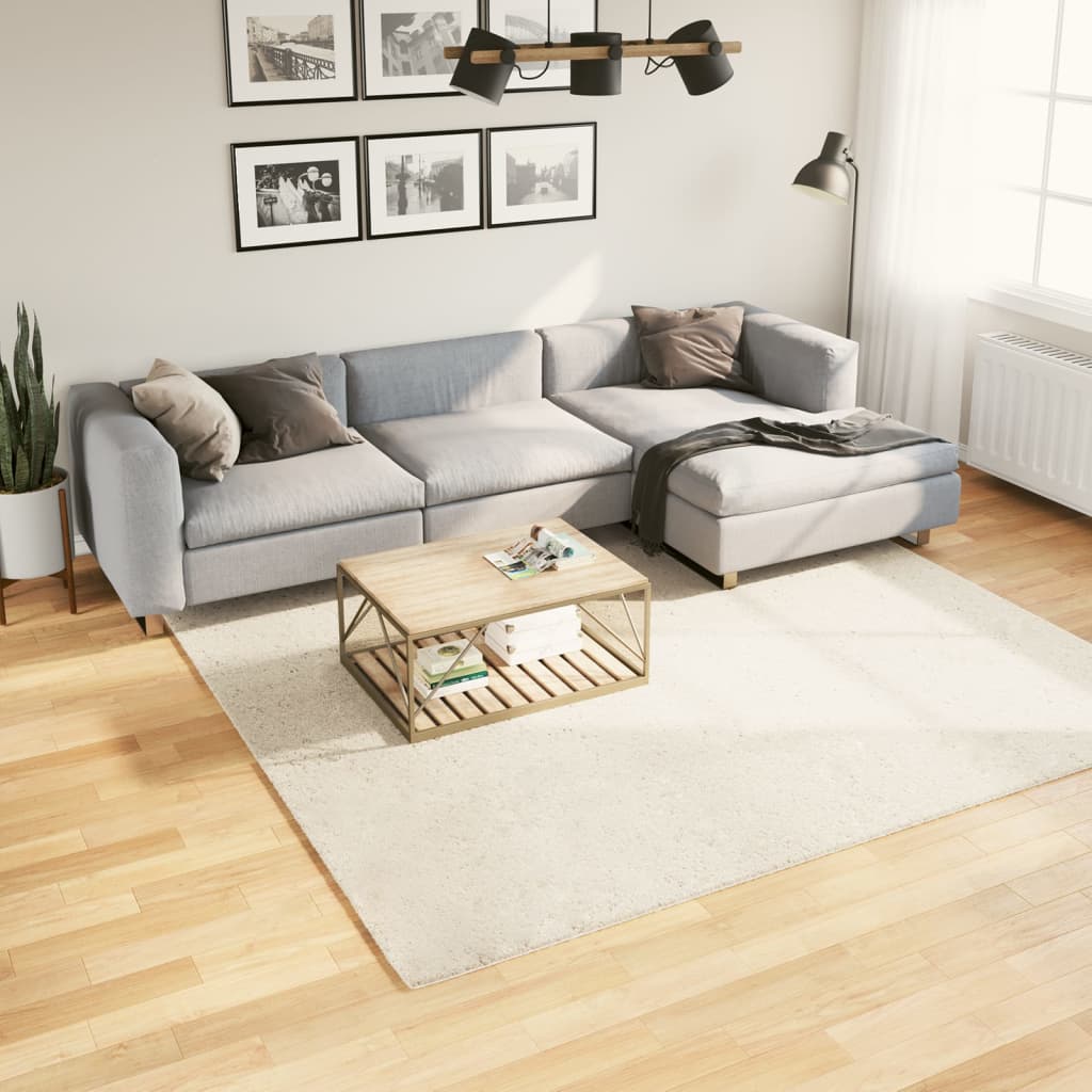 Teppich OVIEDO Kurzflor Anthrazit 120x120 cm
