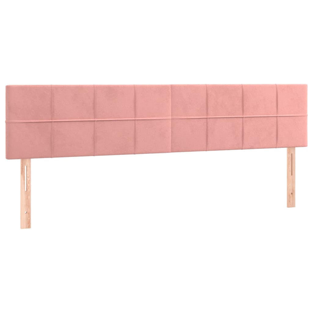 Kopfteil Hellgrau 80x5x118/128 cm Samt