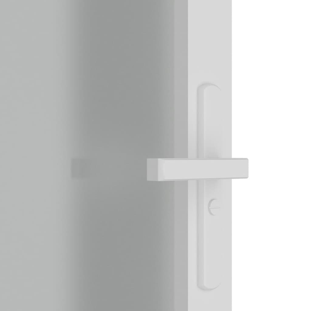 Innentür ESG Glas und Aluminium 76x201,5 cm Schwarz