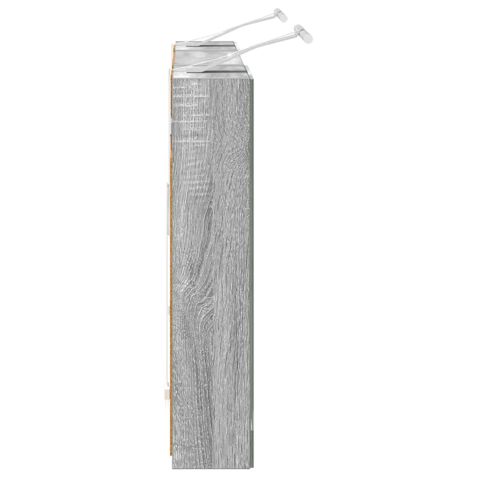 Badezimmerschrank-Set 3 pcs 80 x 10,5 x 50 cm Holzwerkstoff