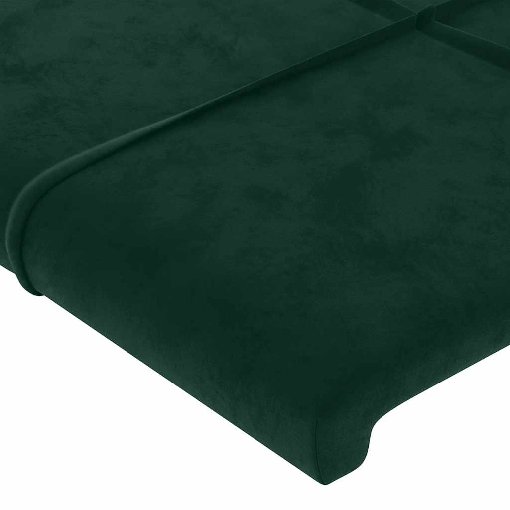 Kopfteil Hellgrau 80x5x118/128 cm Samt