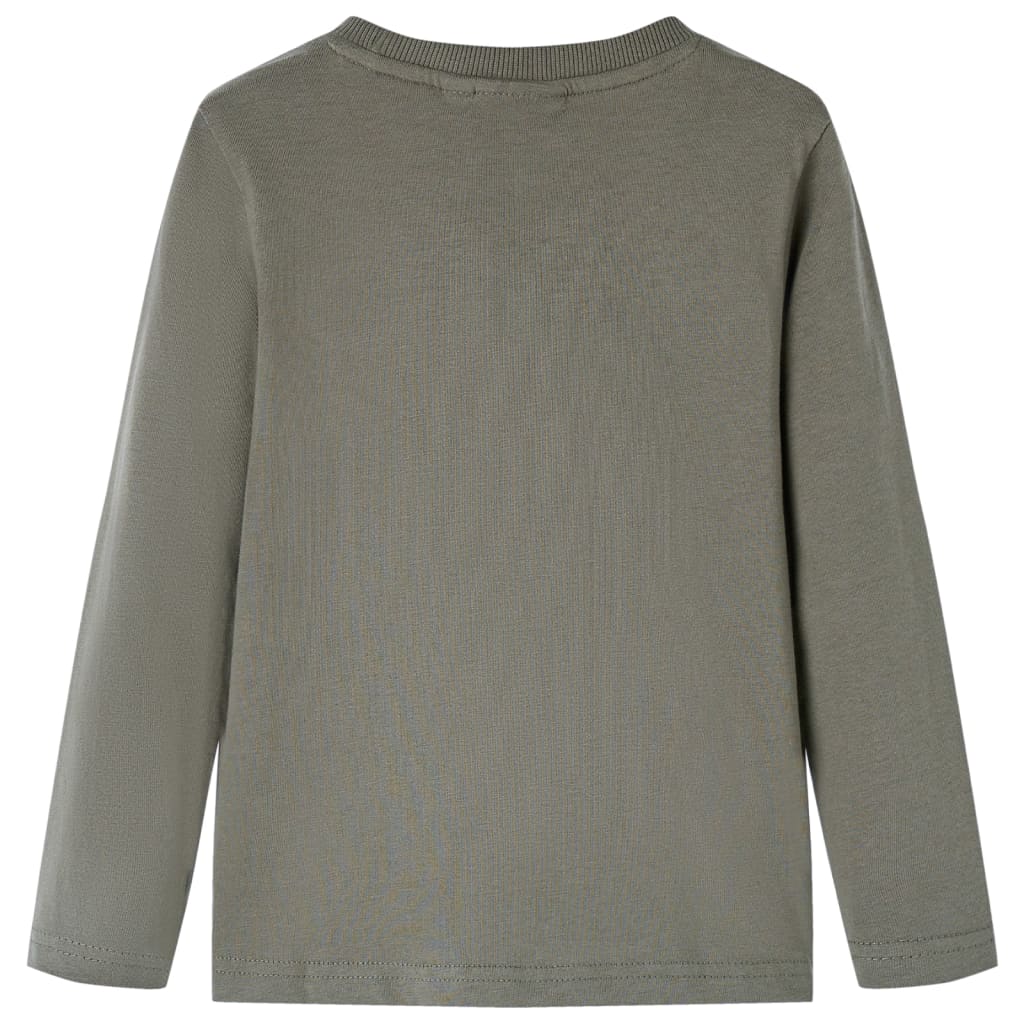 Kinder-Langarmshirt Khaki 104