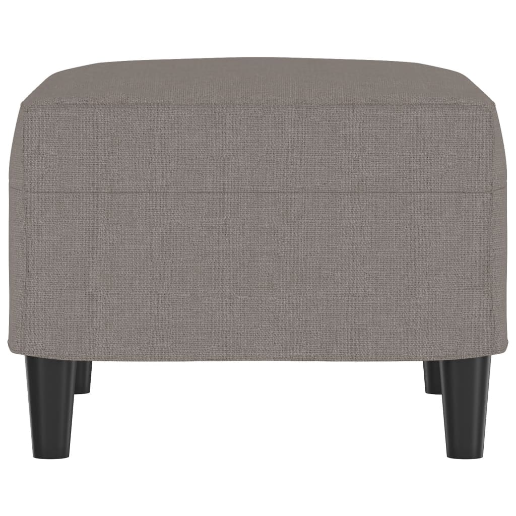 Fußhocker Hellgrau 60x50x41 cm Stoff