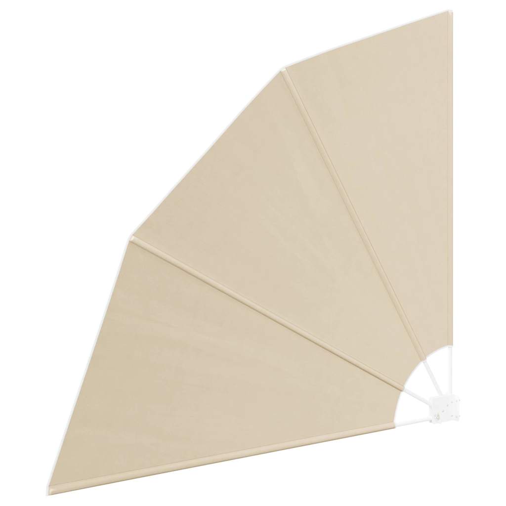 Faltbarer Balkonfächer Grau 210×210 cm