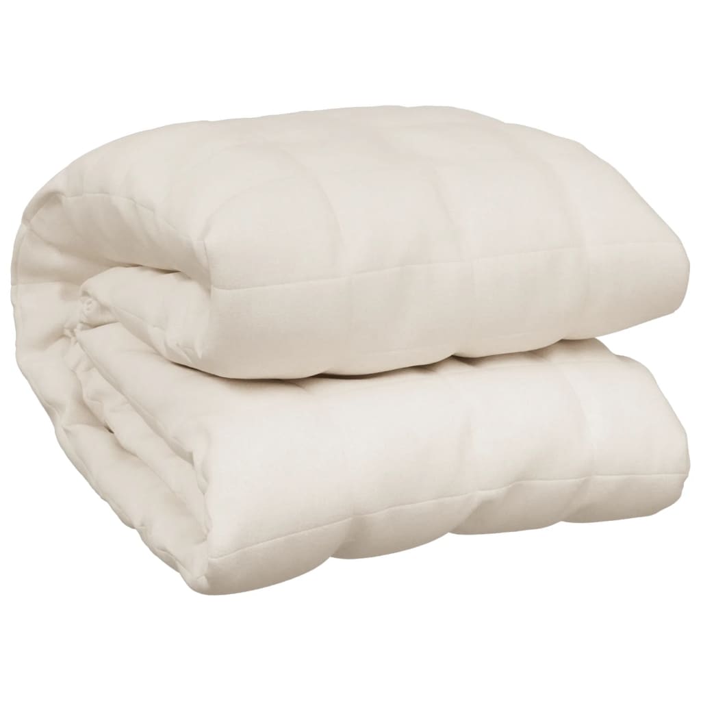 Gewichtsdecke Grau 122x183 cm 5 kg Stoff