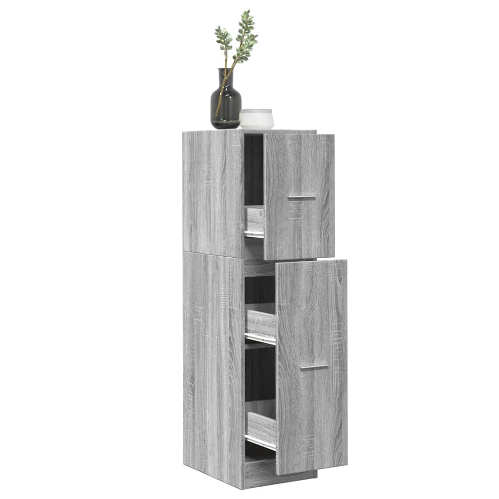 Apothekerschrank Weiß 30 x 41 x 174,5 cm Holzwerkstoff