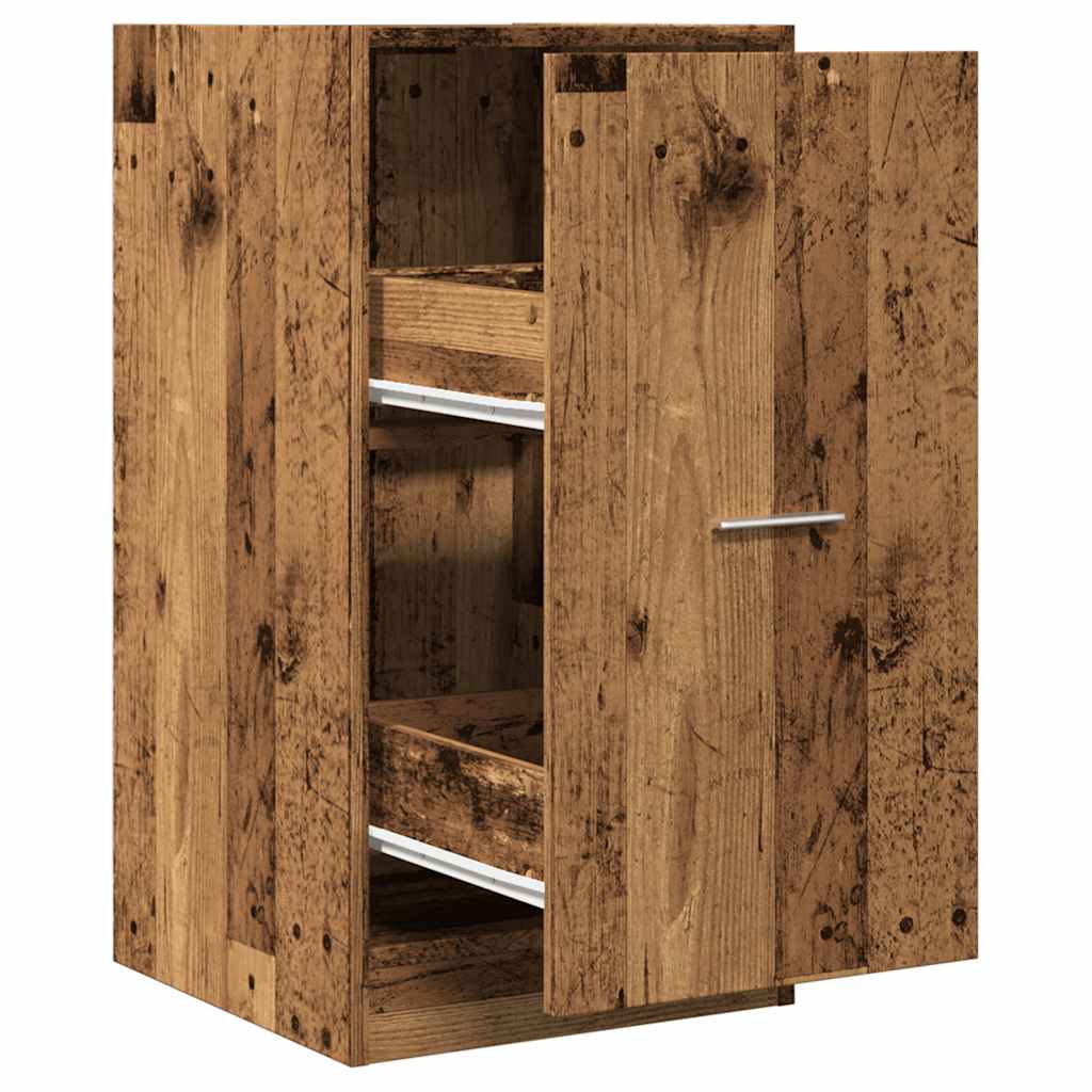 Apothekerschrank Weiß 30 x 41 x 174,5 cm Holzwerkstoff