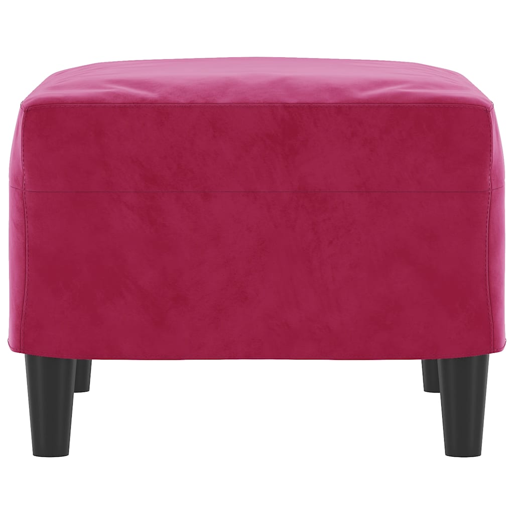 Fußhocker Hellgrau 60x50x41 cm Samt