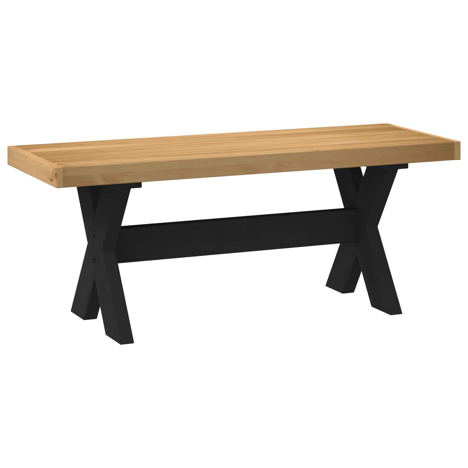 Esstischbank NOAIN 180 x 41 x 45 cm Massives Kiefernholz