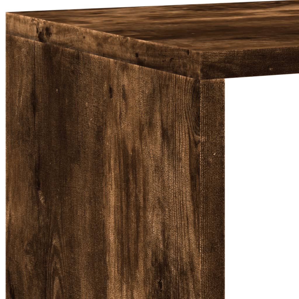 Bücherregal Weiß 137,5x29x137,5 cm Holzwerkstoff
