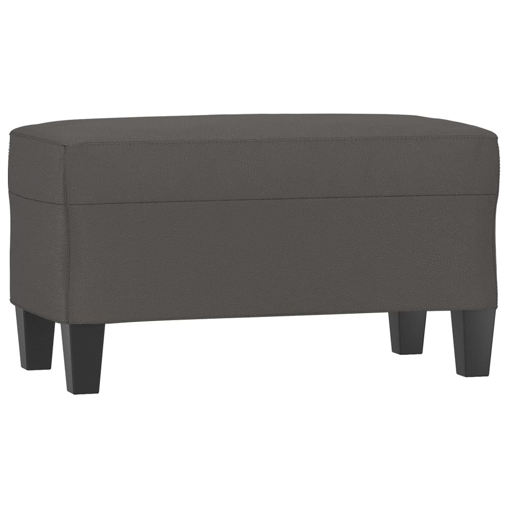 Sitzbank Schwarz 70x35x41 cm Kunstleder