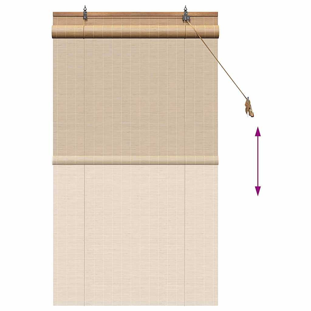 Rollo Braun 60 x 160 cm Bambus
