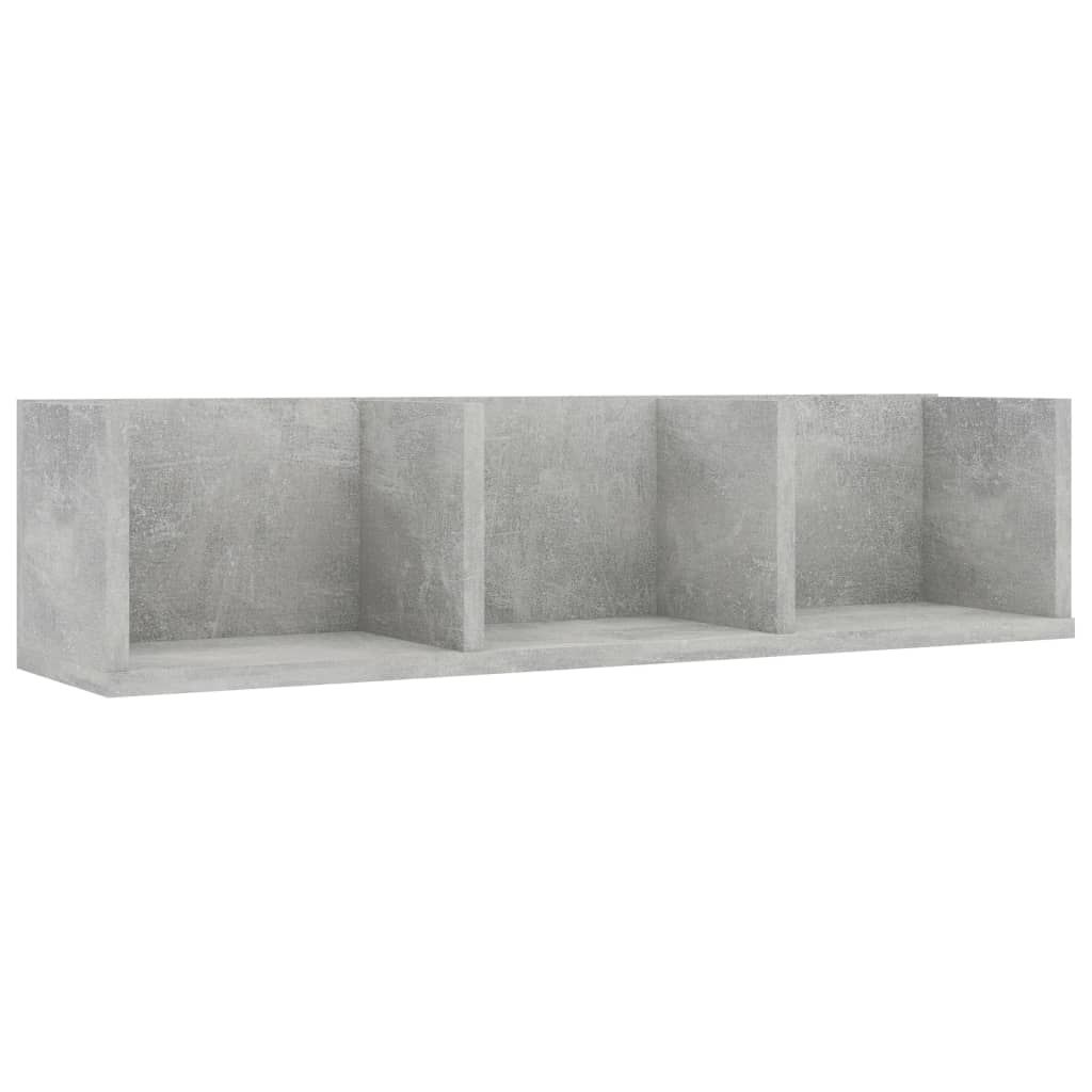 CD-Wandregal Weiß 75x18x18 cm Holzwerkstoff