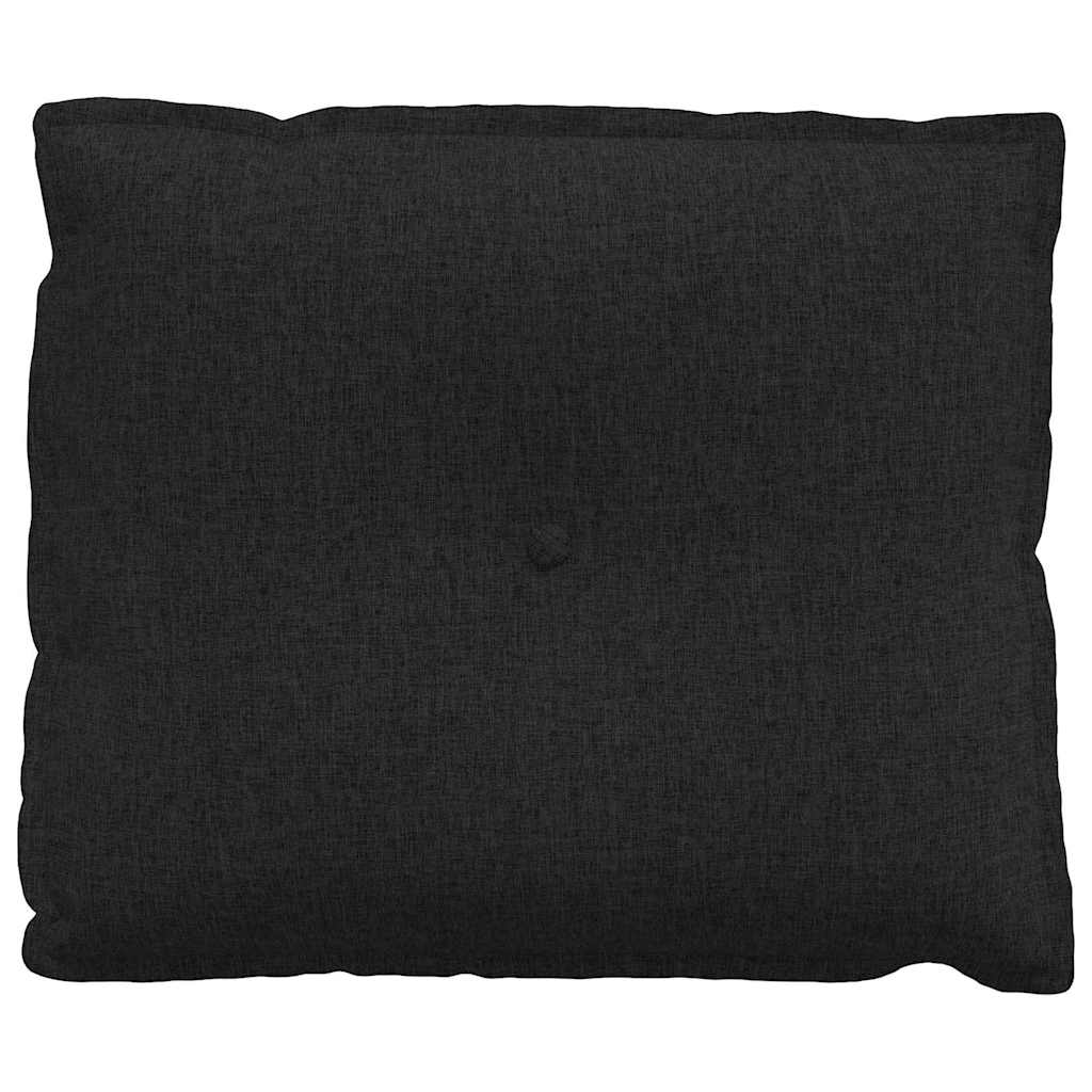 Rückenkissen Hellgrau 50 x 19 x 45 cm Stoff