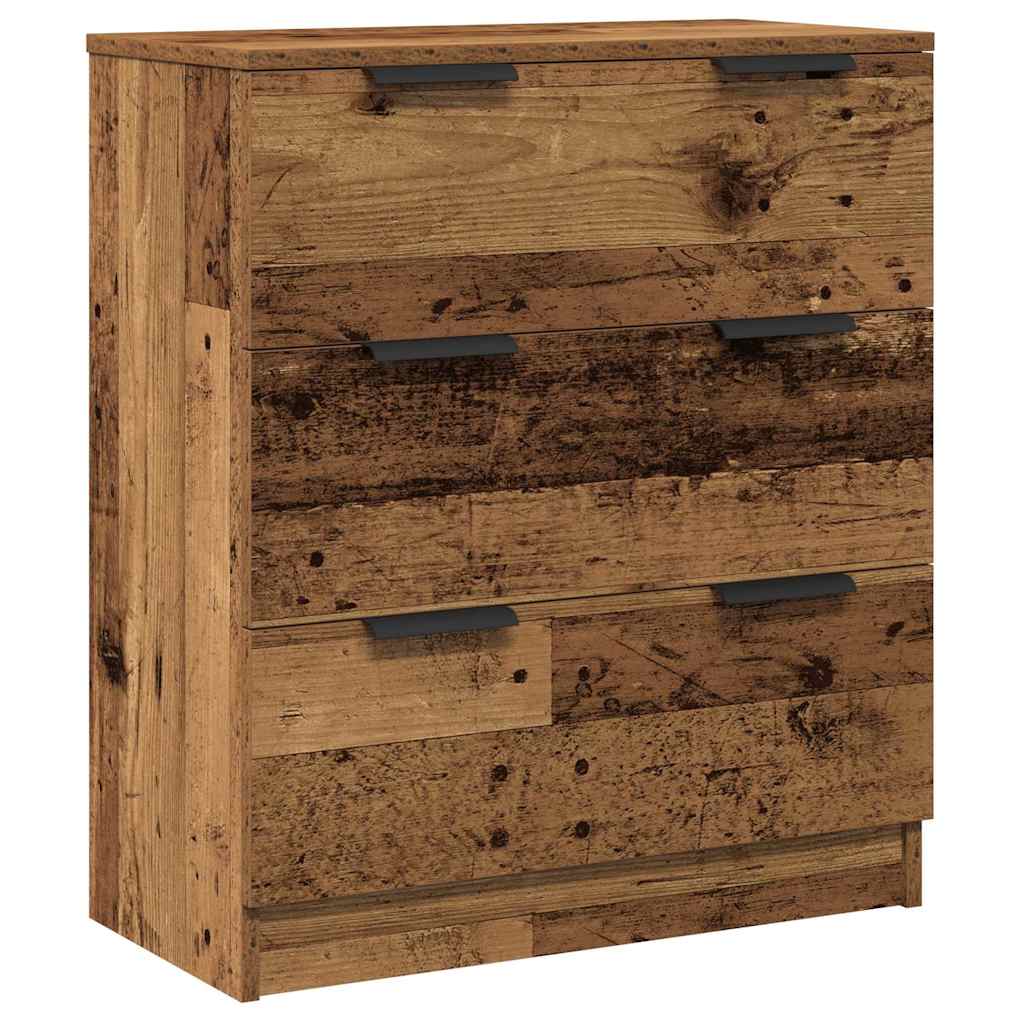3-tlg. Sideboards Weiß Holzwerkstoff