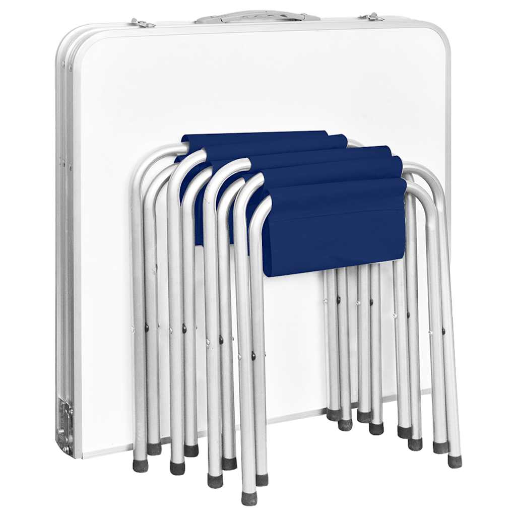 Campingtisch Klappbar Höhenverstellbar Aluminium 120x60 cm