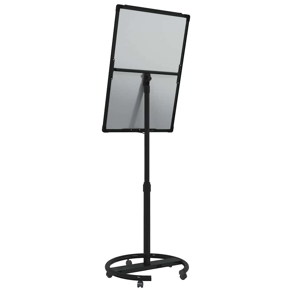 Magnetisches Whiteboard Grau und Weiß 62 x 62,5 x 197 cm EPS