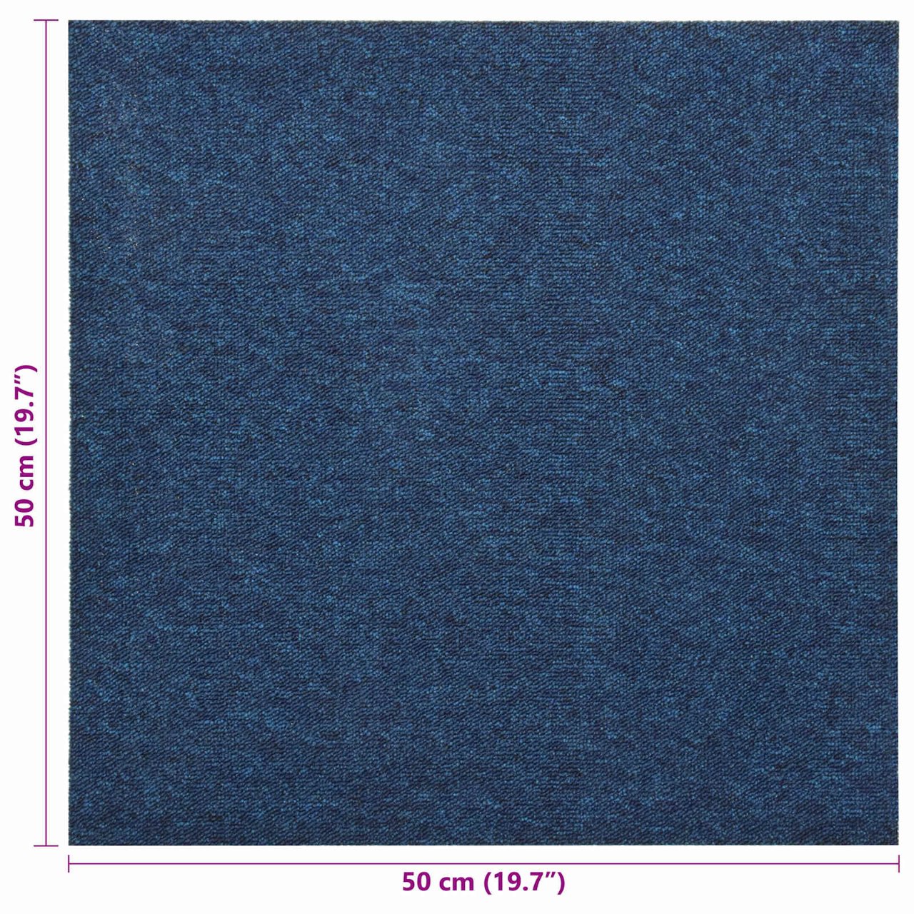 Teppich 20 pcs Gestreiftes Anthrazit 50 x 50 cm