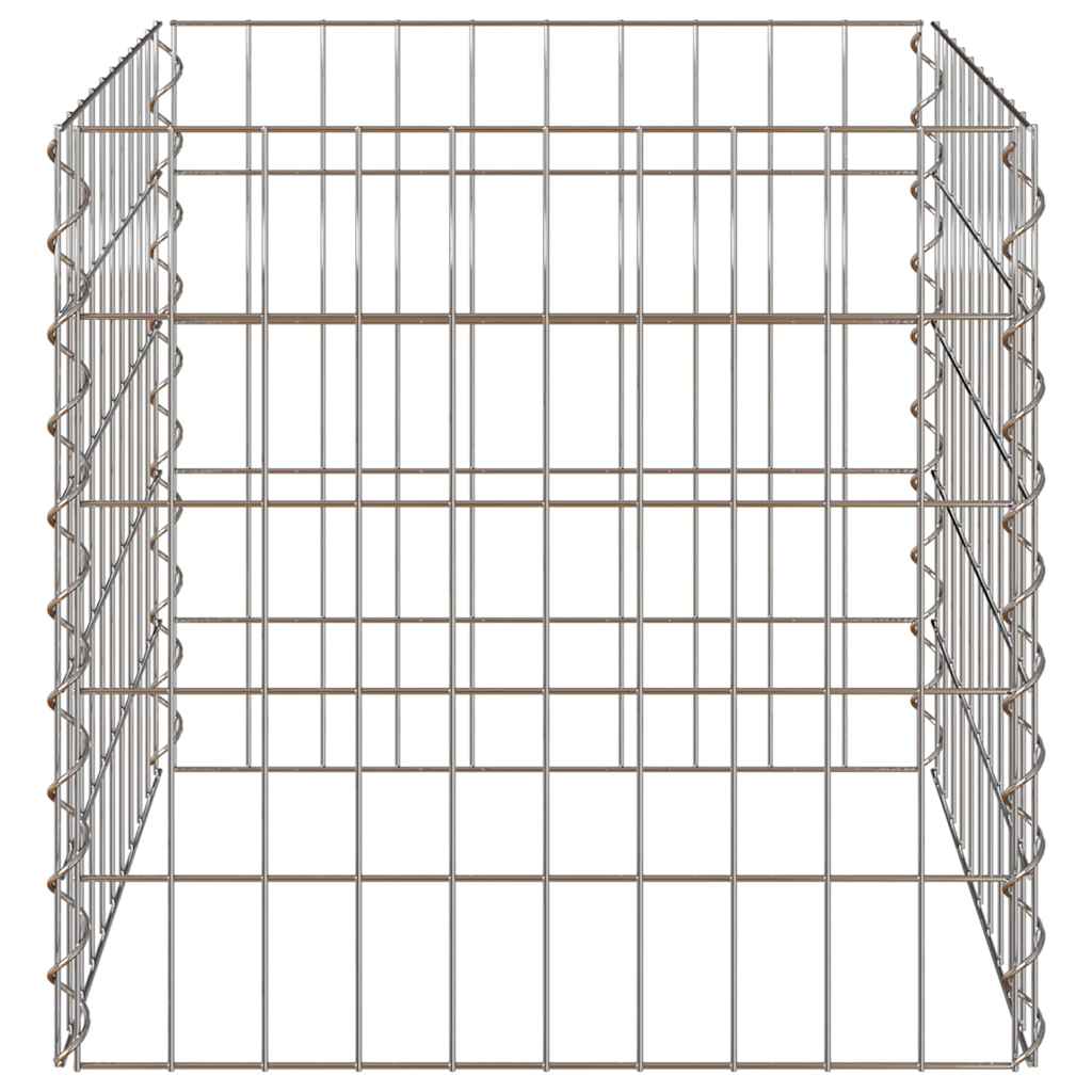 Quadratischer Komposter 50 x 50 x 50 cm Eisen