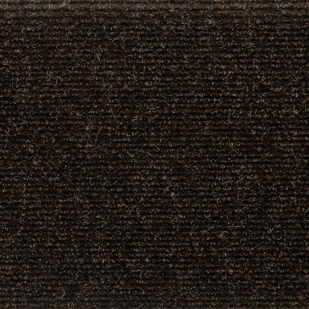 Stufenmatten Selbstklebend 15 Stk. 65x21x4 cm Hellbraun Rechteckiger Rand