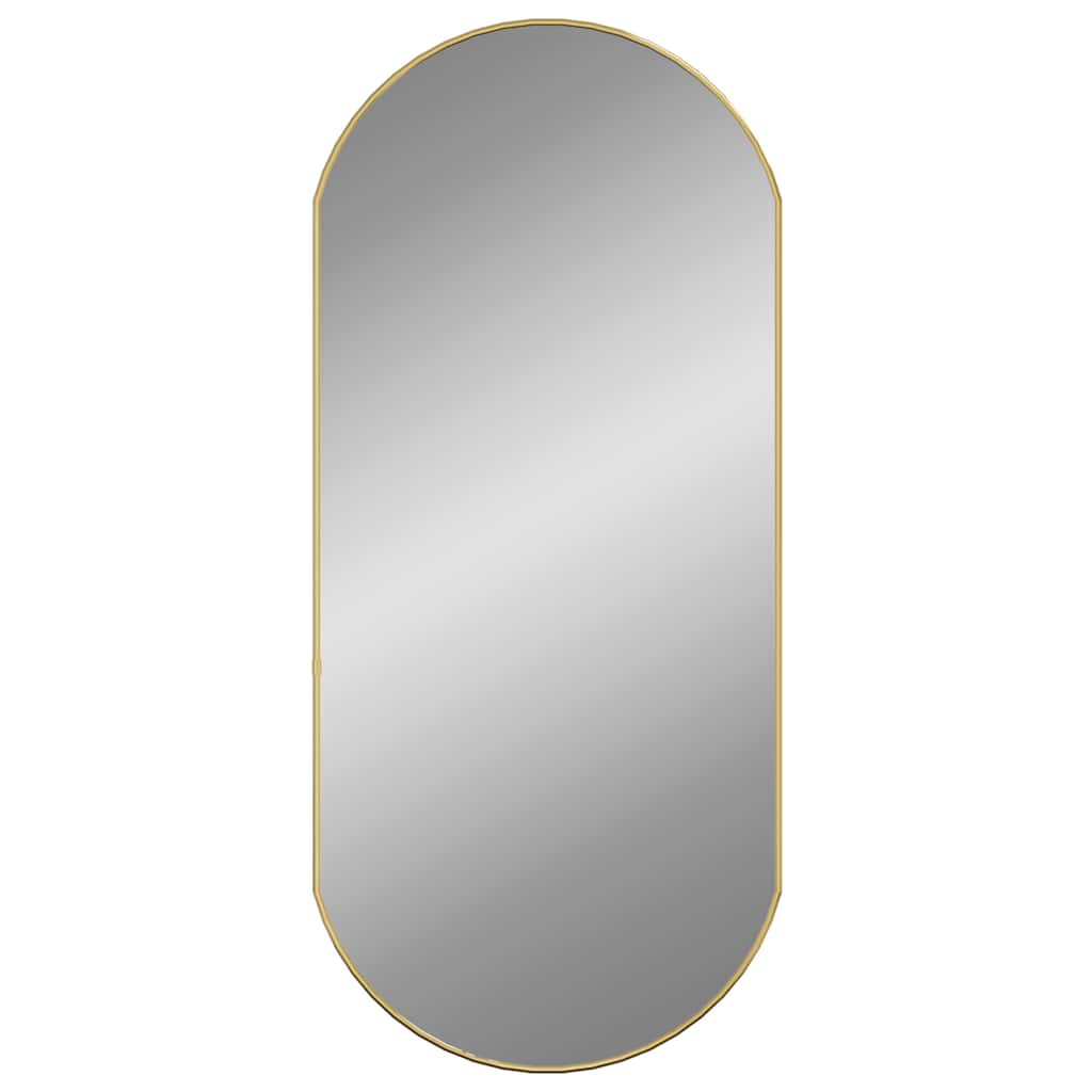 Wandspiegel Silbern 50x20 cm Oval