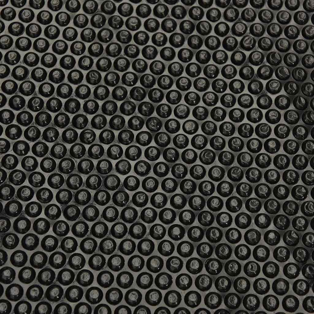 Solar Poolabdeckung Hochwertig Ø 210 cm 200 μm Rund PE Schwarz