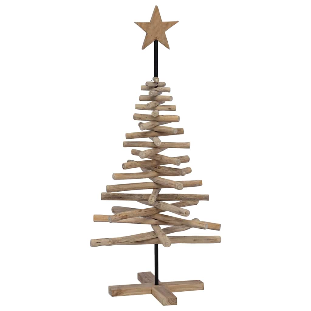 Weihnachtsbaum mit Ständer Braun 60 cm Massivholz Teak