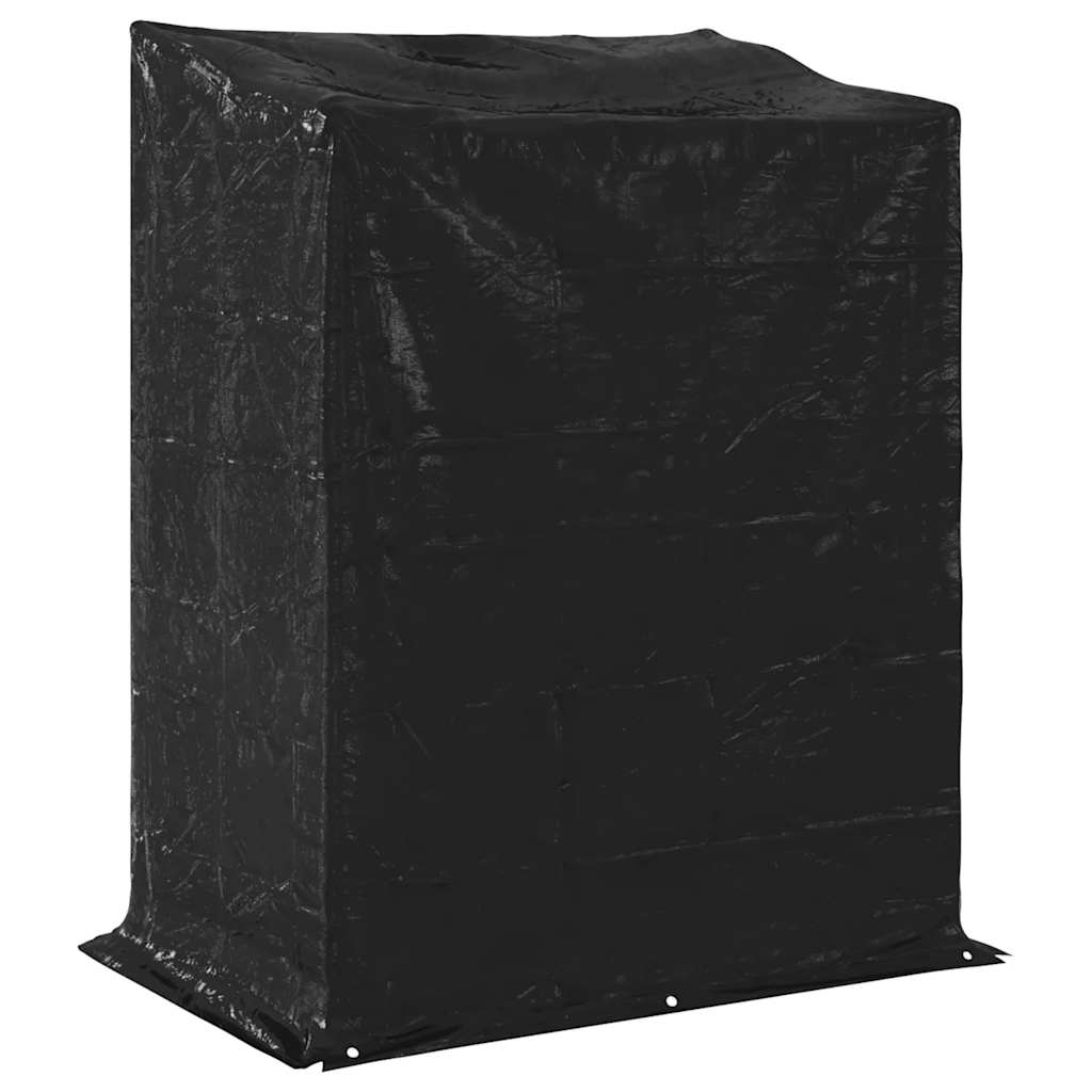 Brennholzregal mit Regenschutz 100,5x40,5x110,5 cm