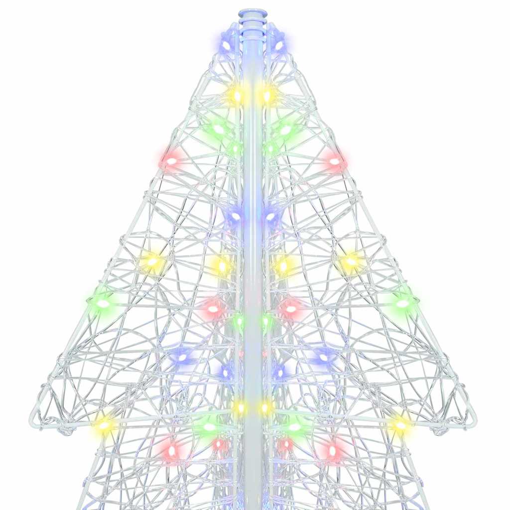 Weihnachtsbaum mit 100 LEDs Warmes Weiß 120 cm Acryl