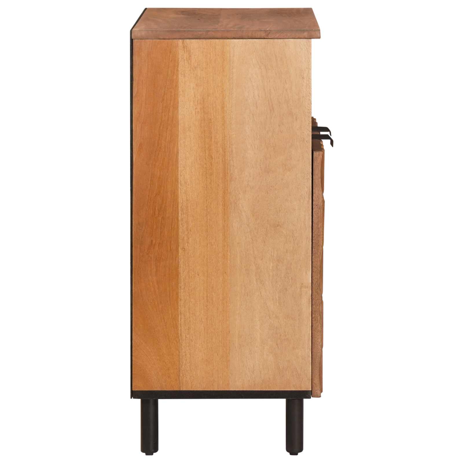 Sideboard mit Tür Weiße gewaschene Oberfläche 60 x 33 x 75 cm