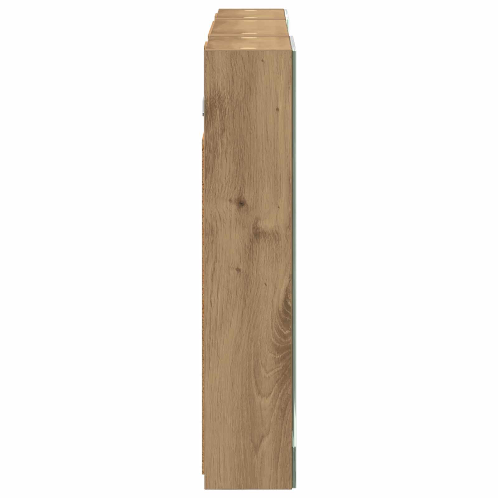 Badezimmerschrank-Set 3 pcs 80 x 10,5 x 50 cm Holzwerkstoff