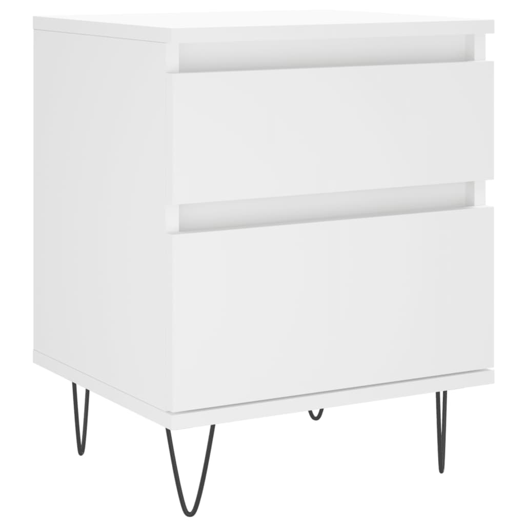 Bettschrank Schwarz Eichen-Optik 40 x 35 x 50 cm Holzwerkstoff