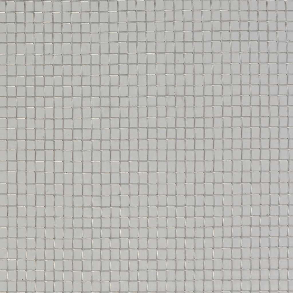 Drahtzäune 100 x 500 cm Mesh Edelstahl 201 Silber