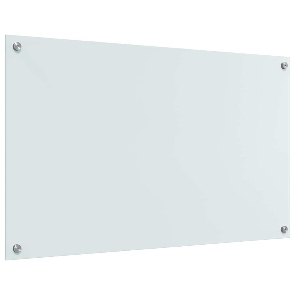 Küchenrückwand 2 pcs Weiß 70 x 40 cm Gehärtetes Glas