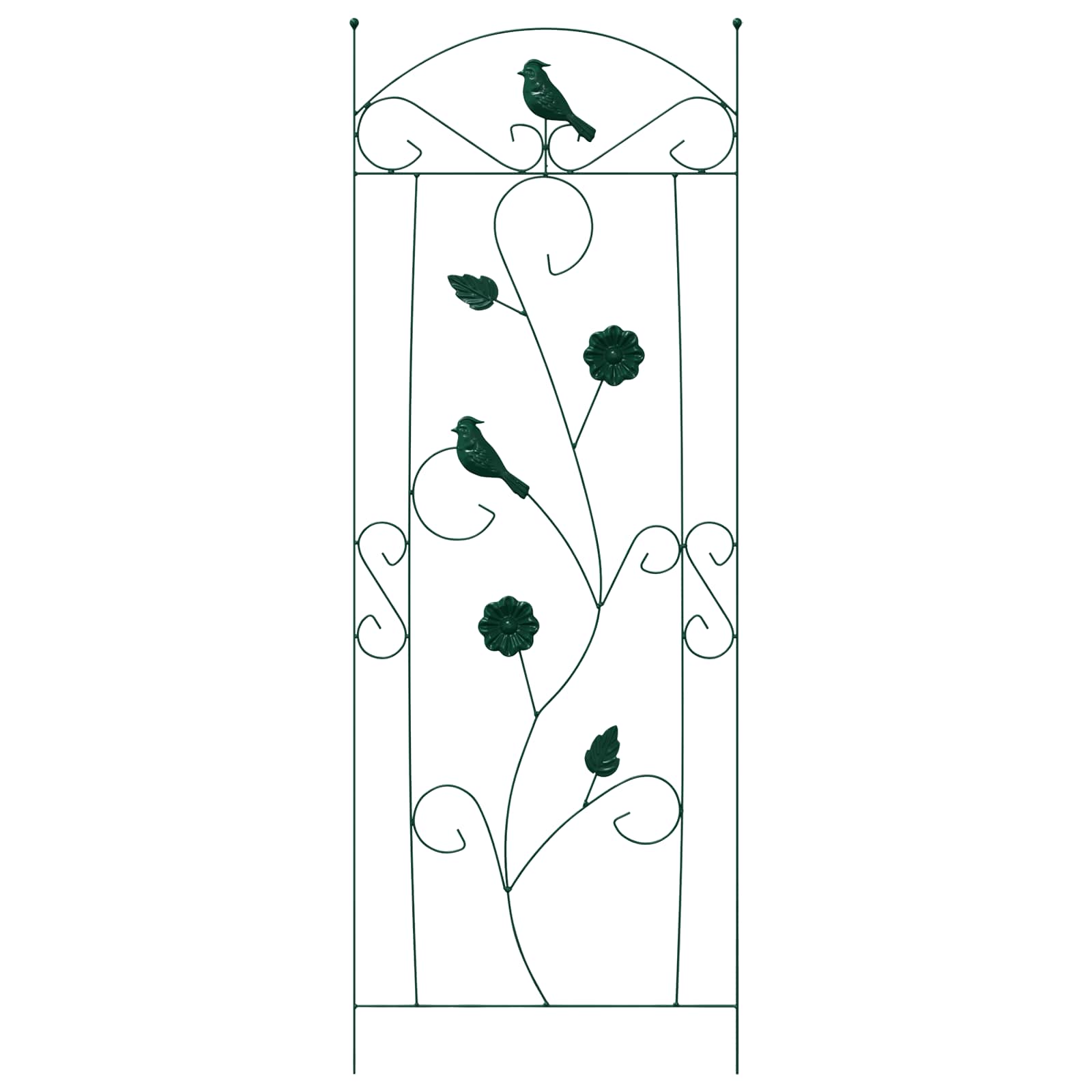 Gartenzaun mit Schloss 3 pcs Schwarz 112 x 39,5 cm Stahl
