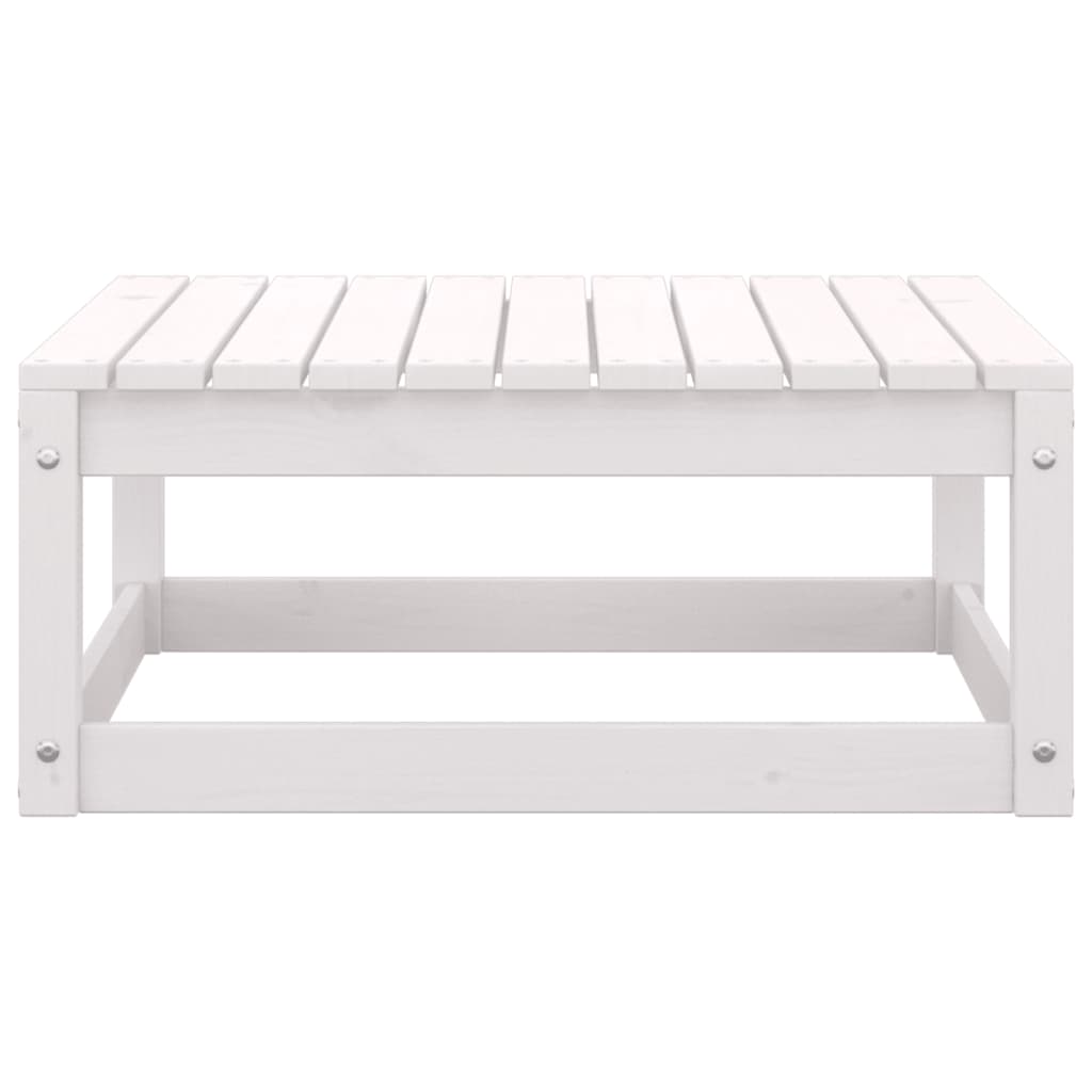 10-tlg. Garten-Lounge-Set mit Kissen Massivholz Kiefer