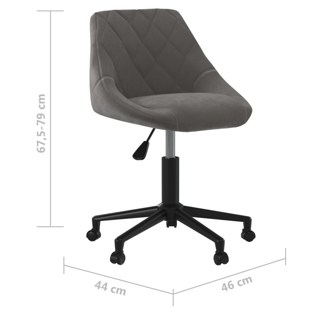 Esszimmerstuhl Drehbar Creme Samt
