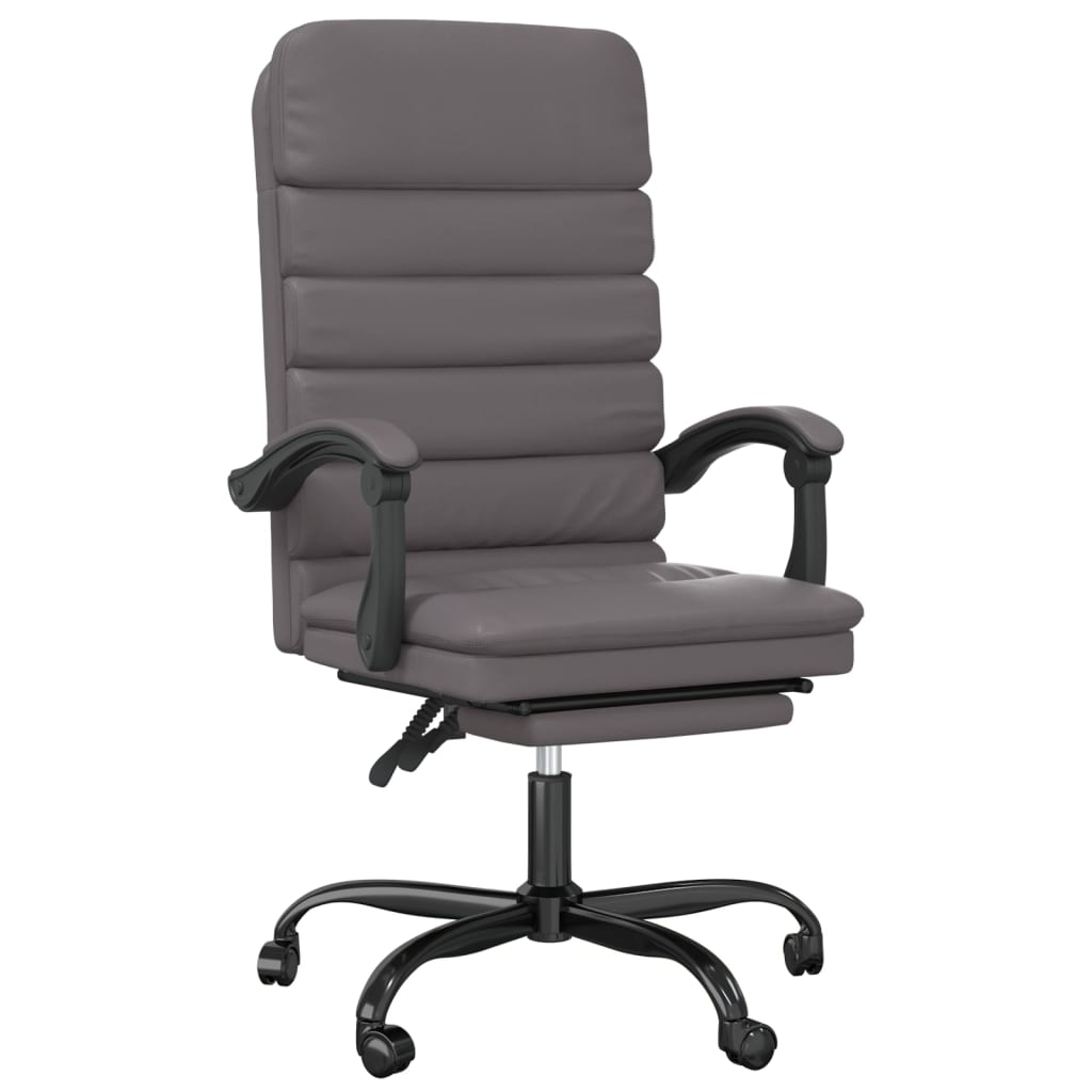 Bürostuhl mit Massagefunktion Schwarz Kunstleder