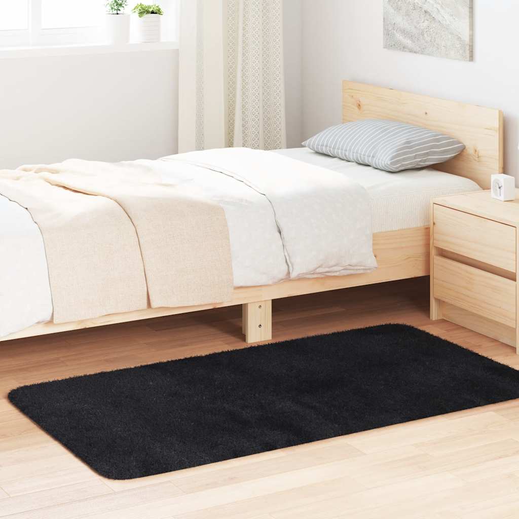Teppich Shaggy Hochflor NAVARRA Beige 60x100 cm Polyester