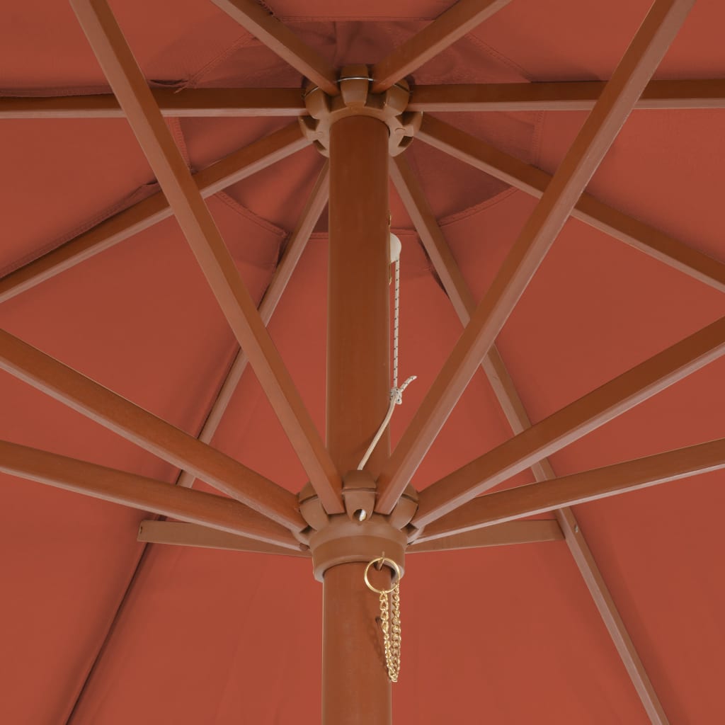 Sonnenschirm 300x258 cm Sandweiß